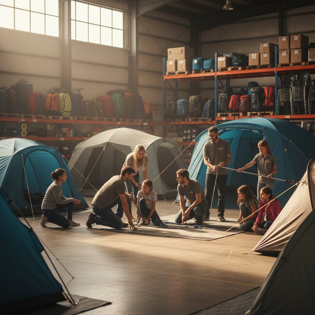 Camping tent rental service in Toronto